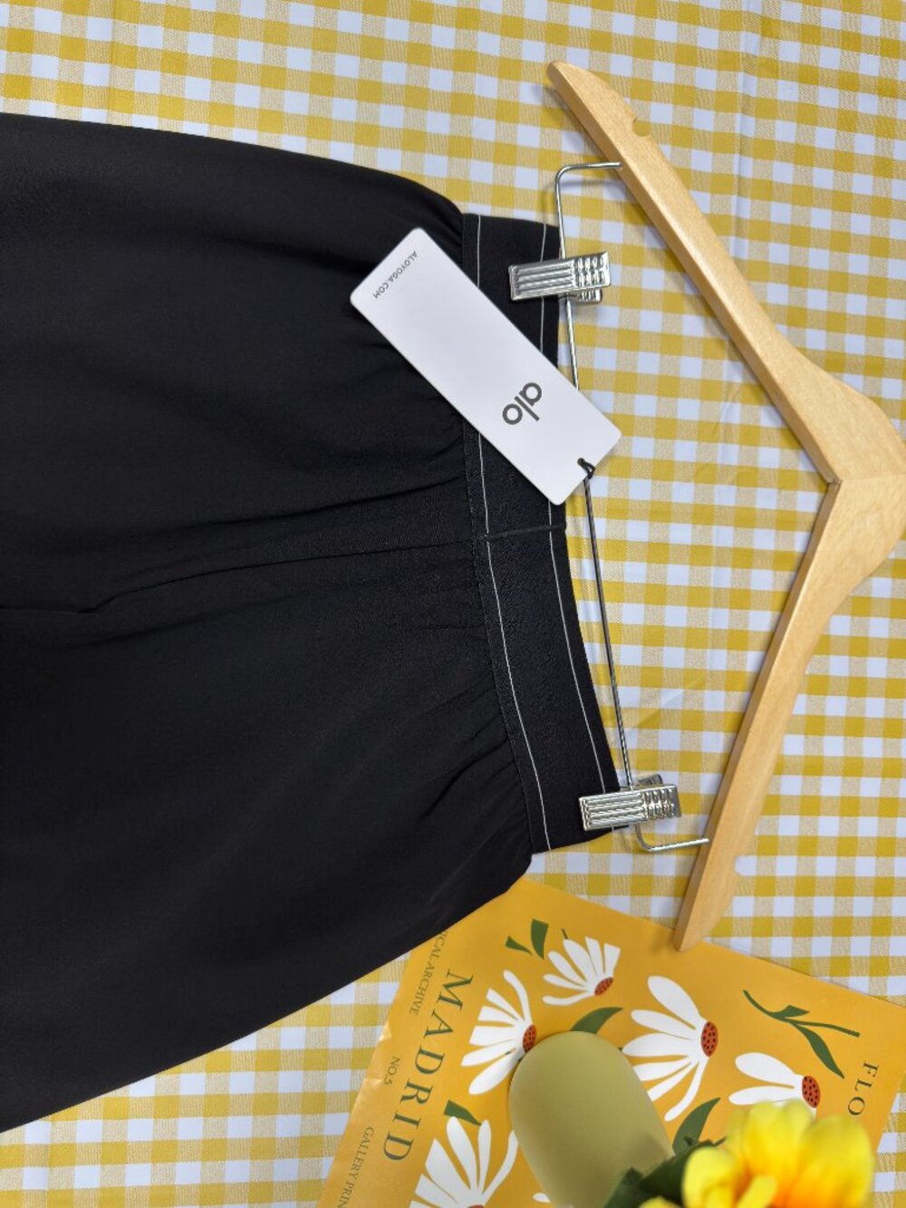 NWT💟ALO Yoga Black Straight Leg Pants,Casual Style Suit Up Trouser (Regular) 👖 - Picture 6 of 9